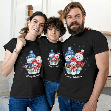 Seturi Craciun - Set Familie Snowman Family