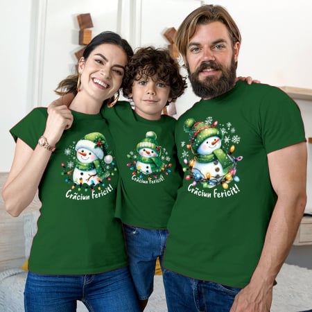 Seturi Tricouri - Set Familie Simpaticul Frosty