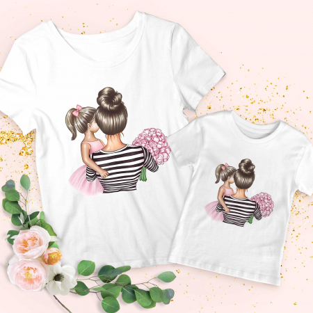 Seturi Tricouri - Set Flower Mom