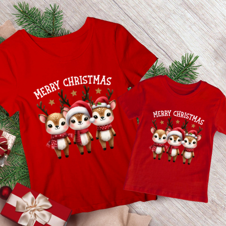 Seturi Craciun - Set Mama Copil Merry Baby Deers