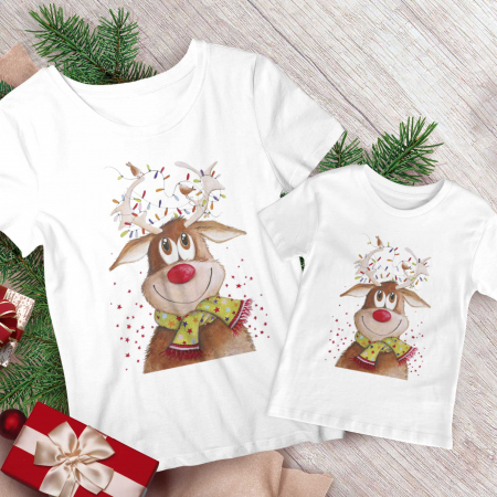 Seturi Craciun - Set Mama Copil Funny Reindeer