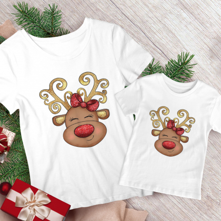 Seturi Craciun - Set Mama Copil Girly Deer