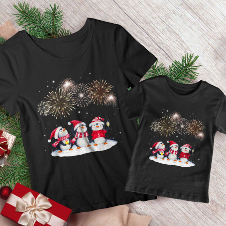 Seturi Craciun - Set Mama Copil New Year Penguins