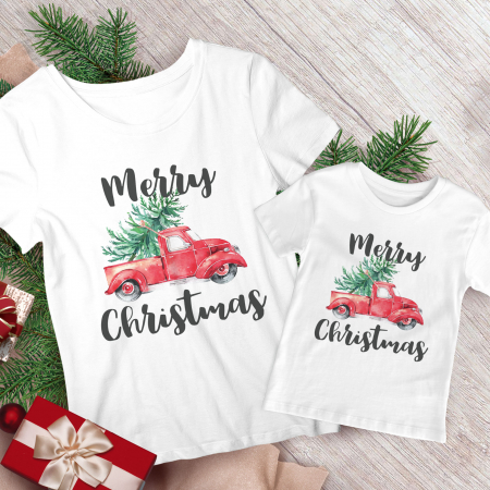Seturi Craciun - Set Mama Copil Merry Red Truck