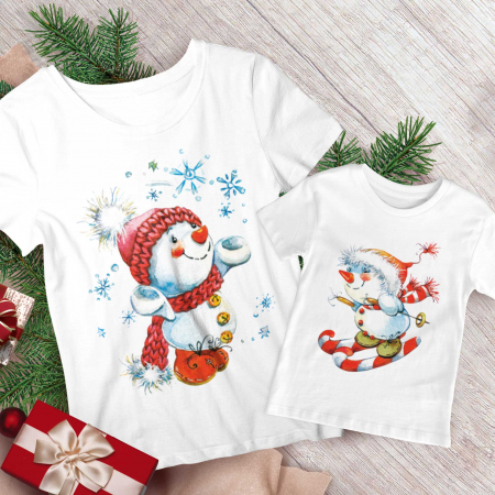 Seturi Craciun - Set Mama Copil Snow Lovers