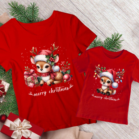 Seturi Craciun - Set Mama Copil Reindeer Holiday