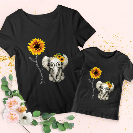 Seturi Mama Copil - Set Sunflower Elephant