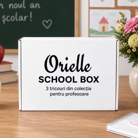 Promo - School Box Orielle cu 3 tricouri Relaxed Fit pentru profesoare