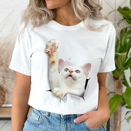 Pisici - Tricou Pisica Angry Cat
