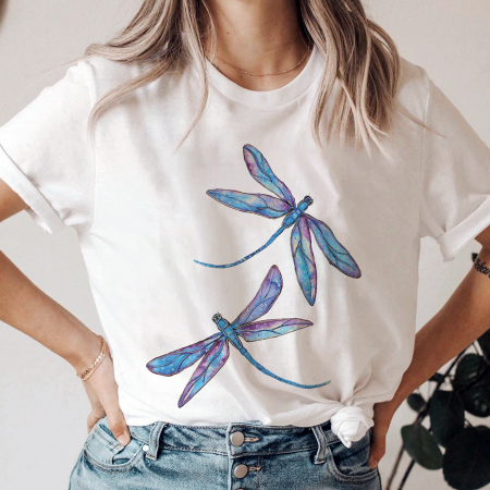 Vara - Tricou Azure Flies