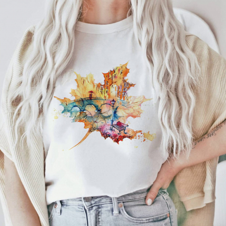 Tricouri Toamna - Tricou Poetic Fall