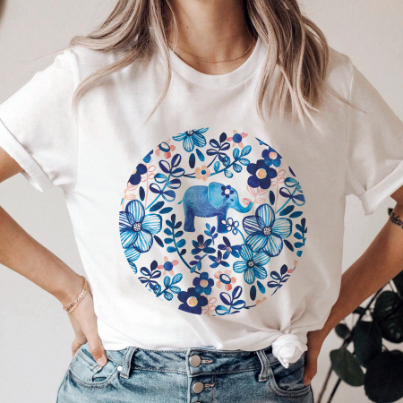 Vara - Tricou Blue Elephant