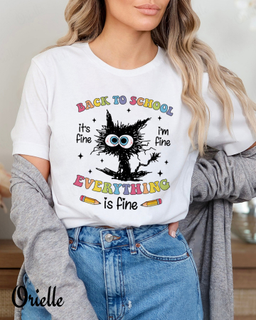 De Scoala - Tricou Back To School