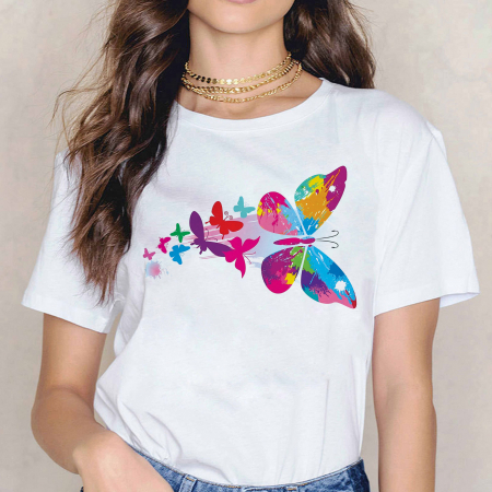 Fluturi - Tricou Colorful Butterflies