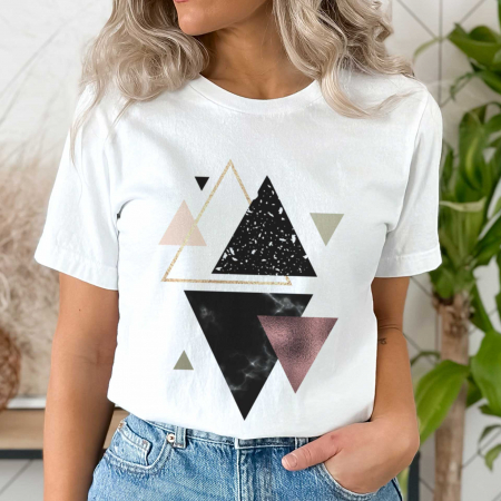 Abstract - Tricou Black Triangle