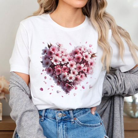 Primavara - Tricou Blossom Heart