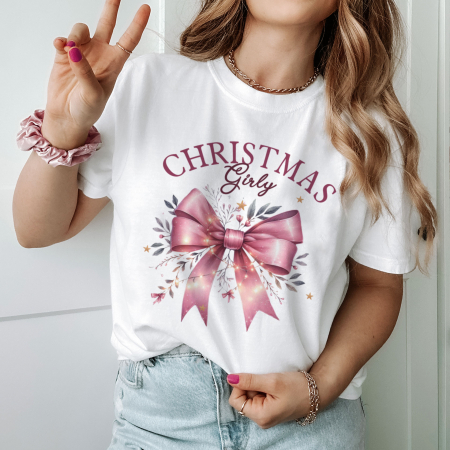 Tricouri Dama - Tricou Christmas Girly