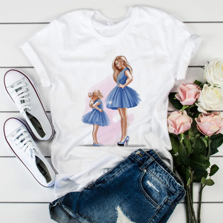 Mame - Tricou Blue Dress Mom