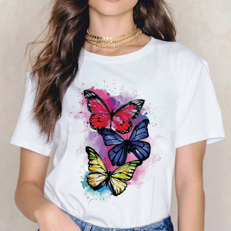 Fluturi - Tricou Gradient Butterflies
