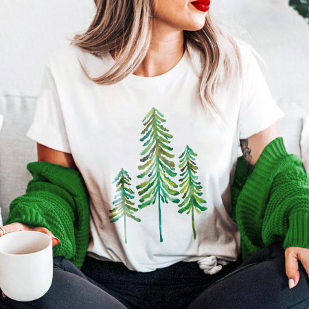 Craciun - Tricou Green Pines