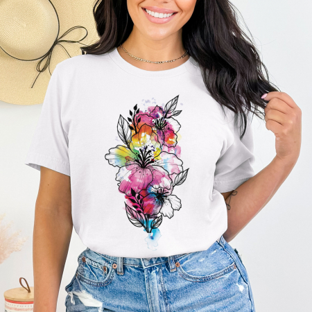 Flori - Tricou Exotic Tattoo