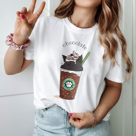 Coffee - Tricou Choco Catpuccino