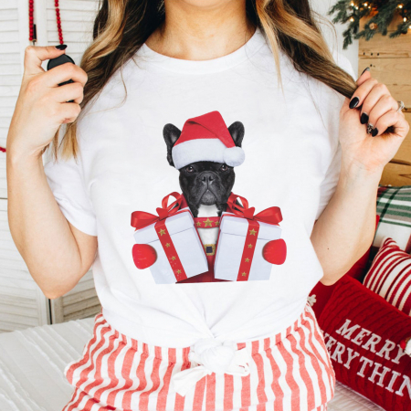 Craciun - Tricou Santa Dog