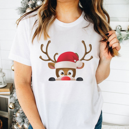 Craciun - Tricou Hello Rudolph