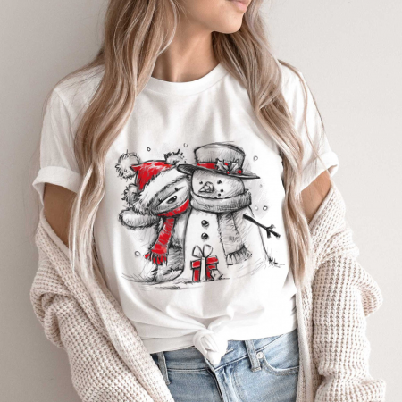 Craciun - Tricou Snowmies