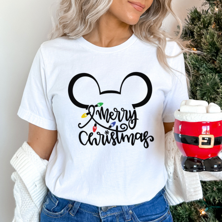 Craciun - Tricou Christmas Lights