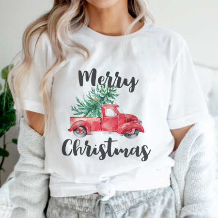 Craciun - Tricou Merry Red Truck