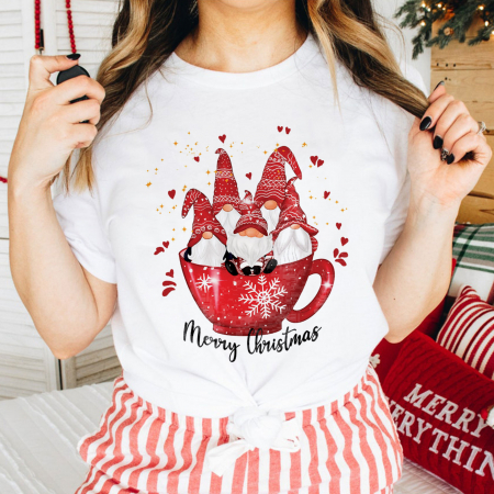 Craciun - Tricou Cheerful Gnomes