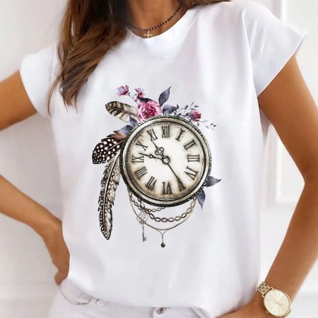 Diverse - Tricou Vintage Clock