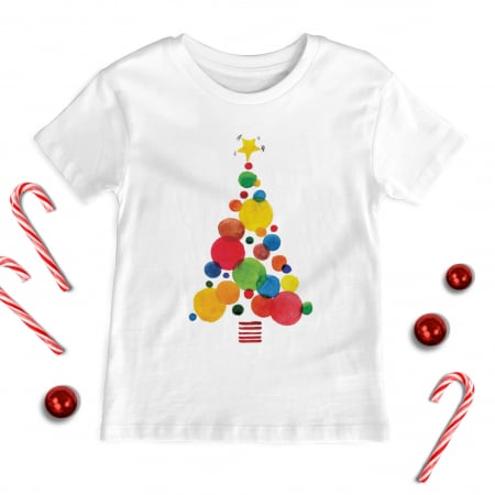 Craciun Copii - Tricou Copil Bubble Tree