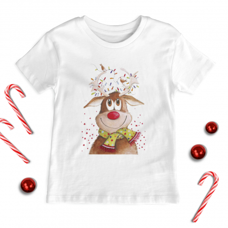 Craciun Copii - Tricou Copil Christmas Reindeers