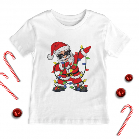 Craciun Copii - Tricou Copil Cool Santa
