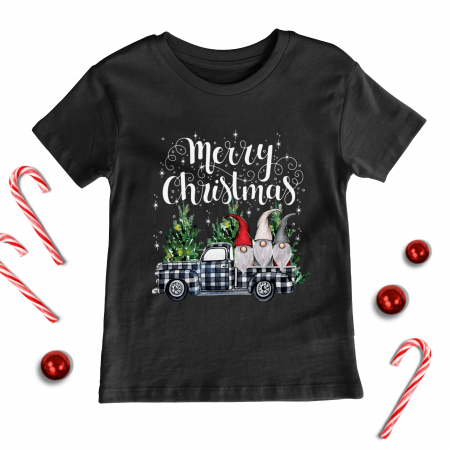 Craciun Copii - Tricou Copil Gnomie Truck