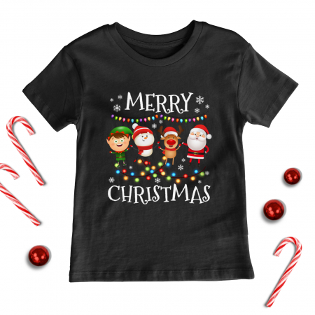 Craciun Copii - Tricou Copil Merry Squad