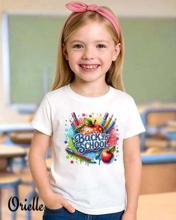 Tricouri copii - Tricou Copil Colorful School