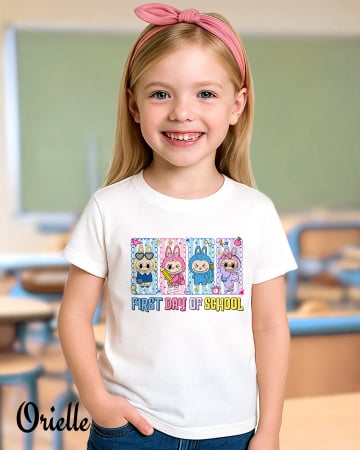 Tricouri copii - Tricou Copil First Day Cartoons