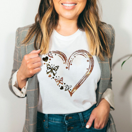 Heart - Tricou Gold Heart