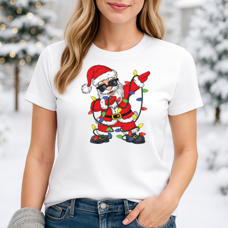 Craciun - Tricou Dama Cool Santa