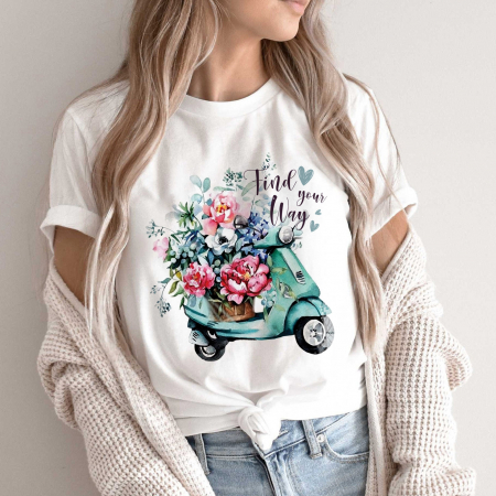Flori - Tricou Find Your Way