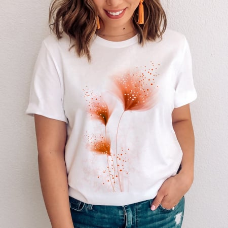 Tricouri Toamna - Tricou Copper Flower