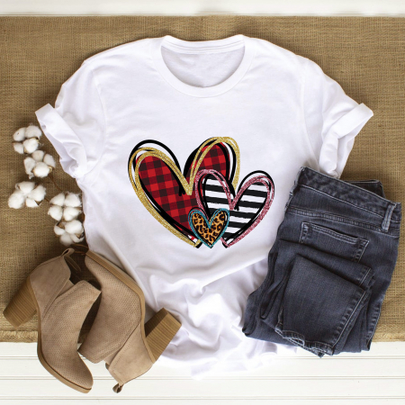 Tricouri Toamna - Tricou Cozy Hearts