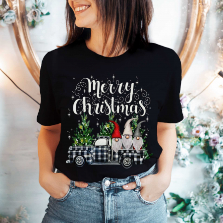 Craciun - Tricou Gnomie Truck