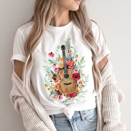 Flori - Tricou Guitar