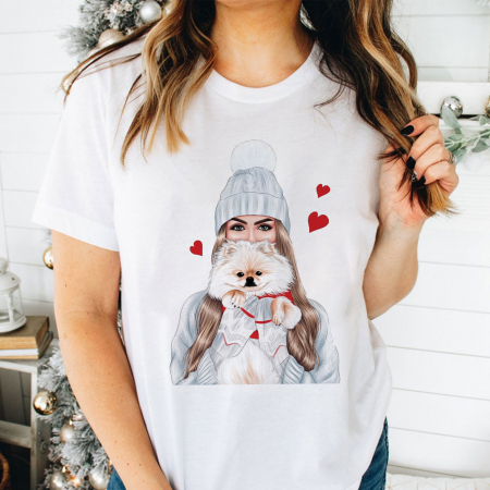 Craciun - Tricou Winter Puppy