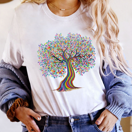 Natura - Tricou Rainbow Life Tree