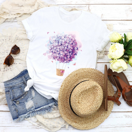 Flori - Tricou Flower Balloon
